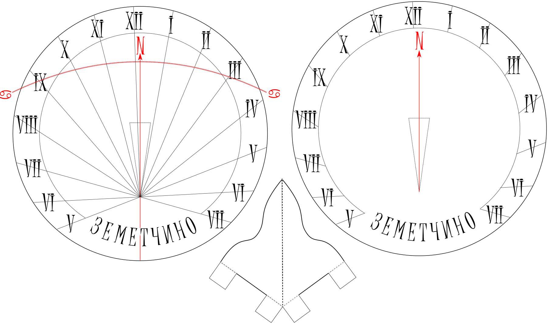 Зeметчино (Пензенская область, Россия), 2023 – YU Sundials